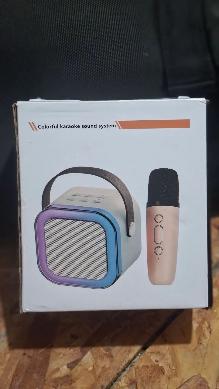 Caixa de som com Mic
