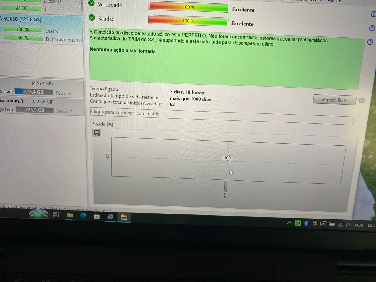Ssd sata 240 adata - Foto 2
