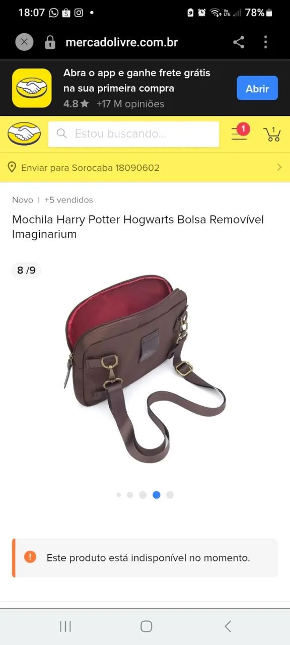 Bolsa Harry Potter Imaginarium  - Foto 5
