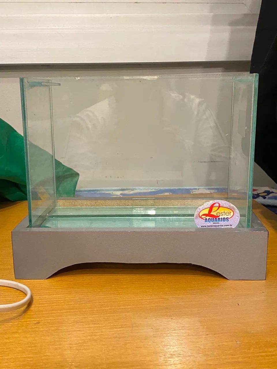  Kit completo Aquário betta móvel 3 l ( com luz e comida )  - Foto 4