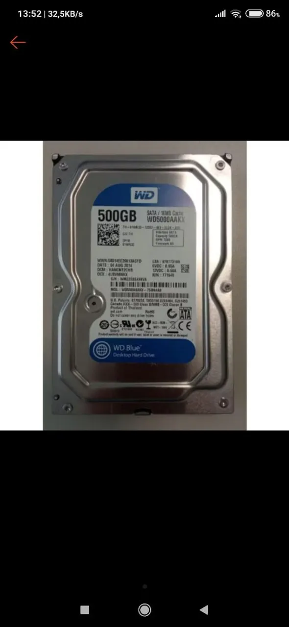 HD SAMSUNG 750 GB - Armazenamento - Pernambués, Salvador