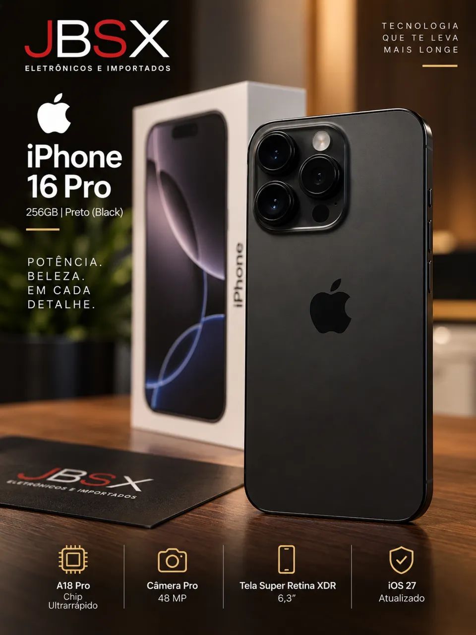 iPhone 16 Pro 256GB - EXCELENTE 