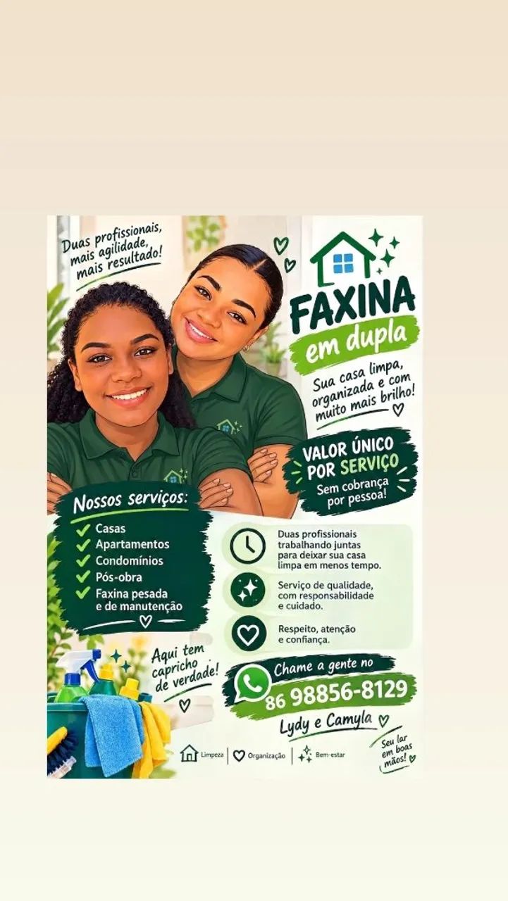 FAXINA EM DUPLA