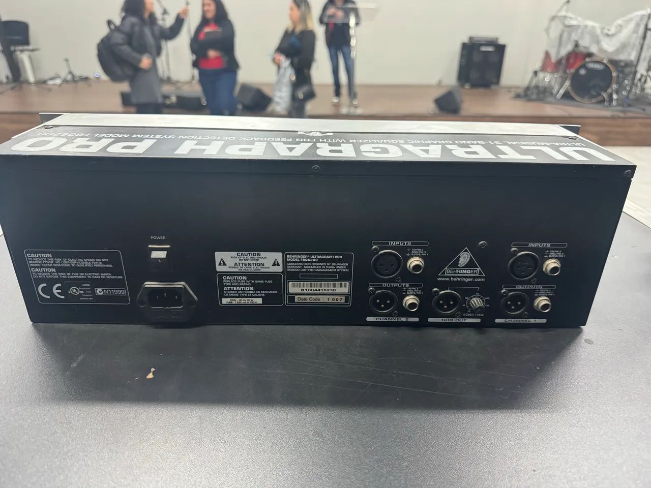 Equalizador paramétrico Behringer FBQ6200 - Foto 3