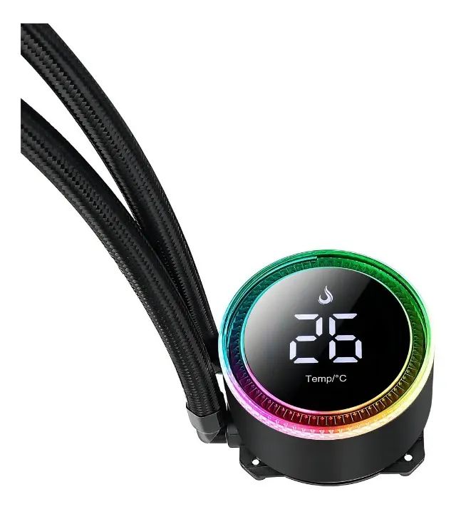 Water Cooler Rise Mode, ARGB, 240mm, AMD/Intel, Preto - RM-WCB-04-ARGB - Foto 2