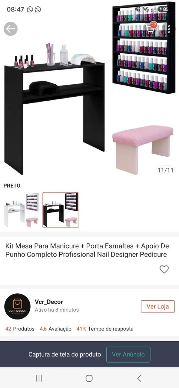 Mesa de manicure 