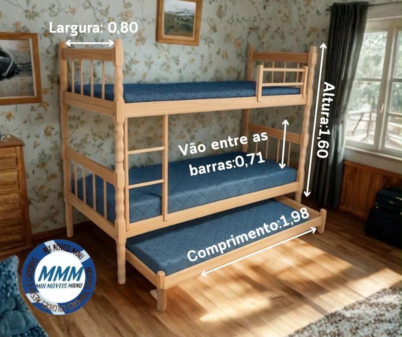 Beliche, Treliche, Cama e Colchões  - Foto 5