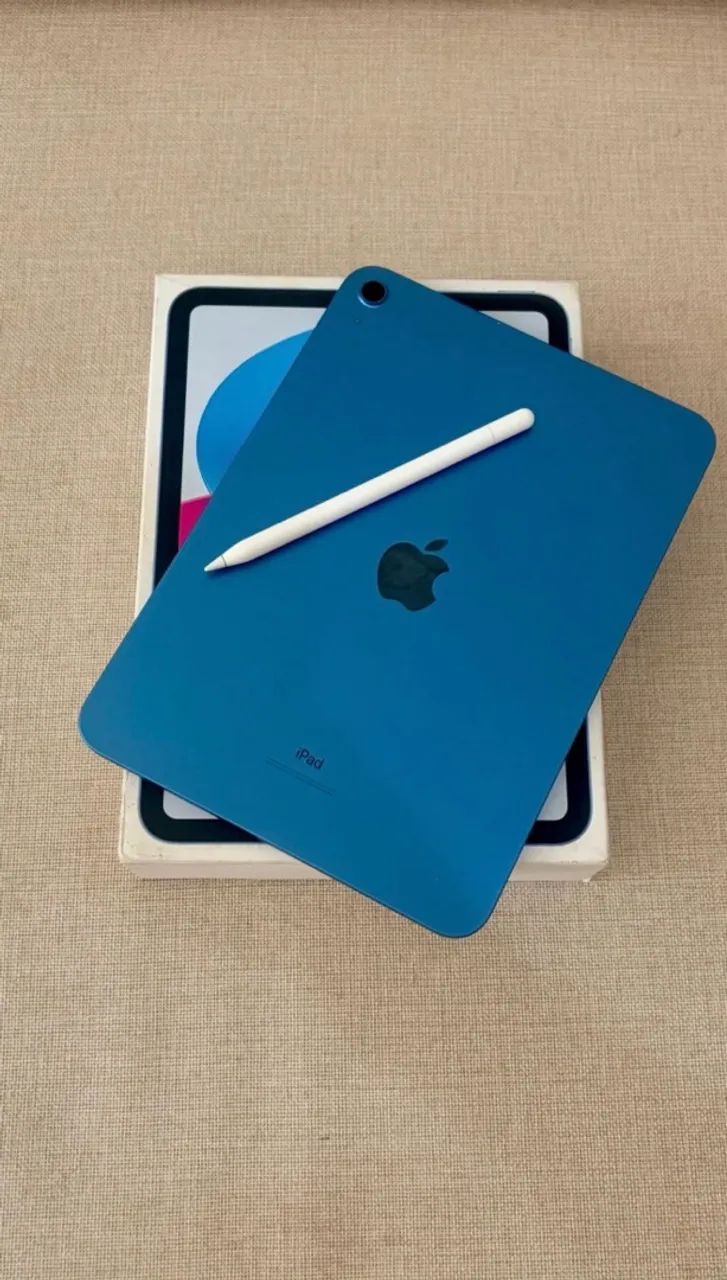 iPad 10 Azul + Apple Pencil original  - Foto 2