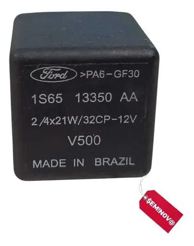 Relé Comando Seta Ford Fiesta 1.0 2008 Sedan Preto - Foto 2