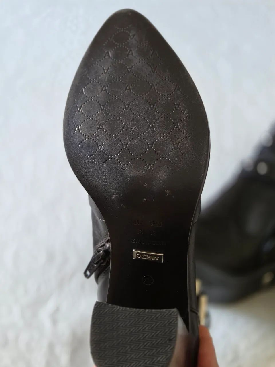 BOTA DE COURO LEGÍTIMO AREZZO - Foto 4