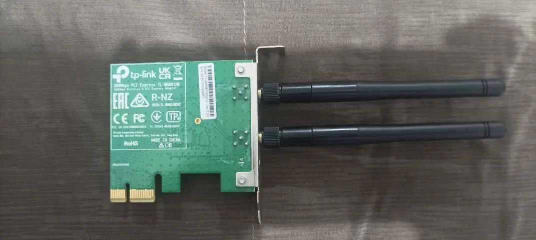 Placa de Rede Wi-Fi TP-Link TL-WN881ND PCI-Express 300Mbps