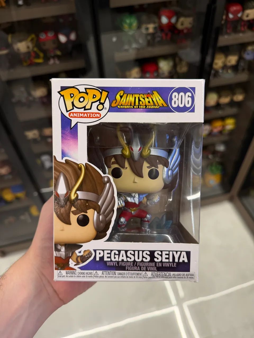 Funko Pop Pegasus Seiya - 806 Cavaleiros do Zodíaco