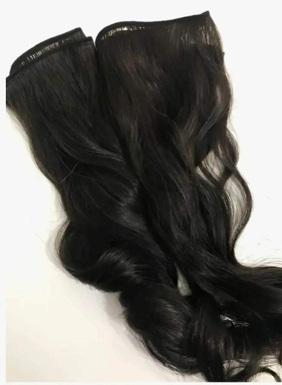 Cabelo humano 100 gramas 60 centímetros 