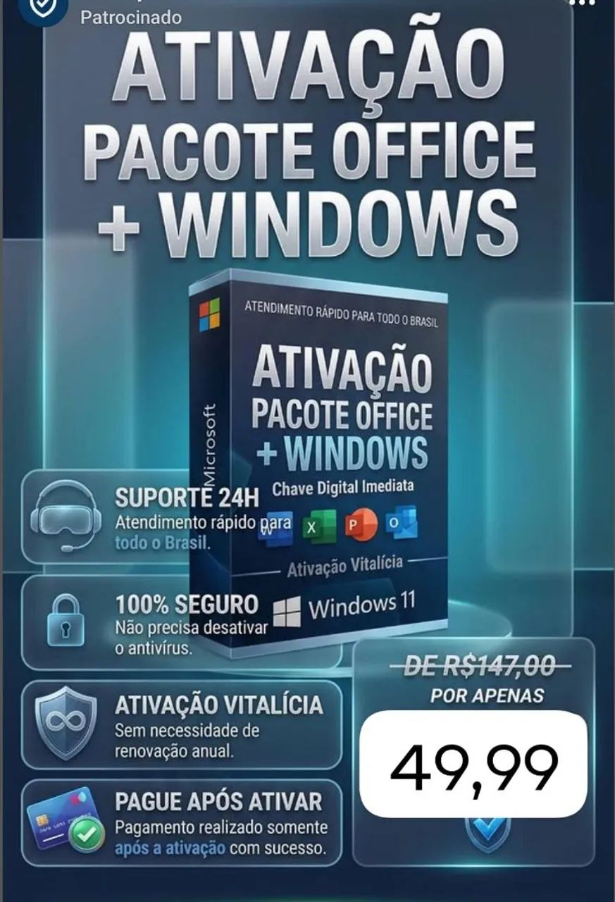 Ativação e Instalação de programas em domicilio