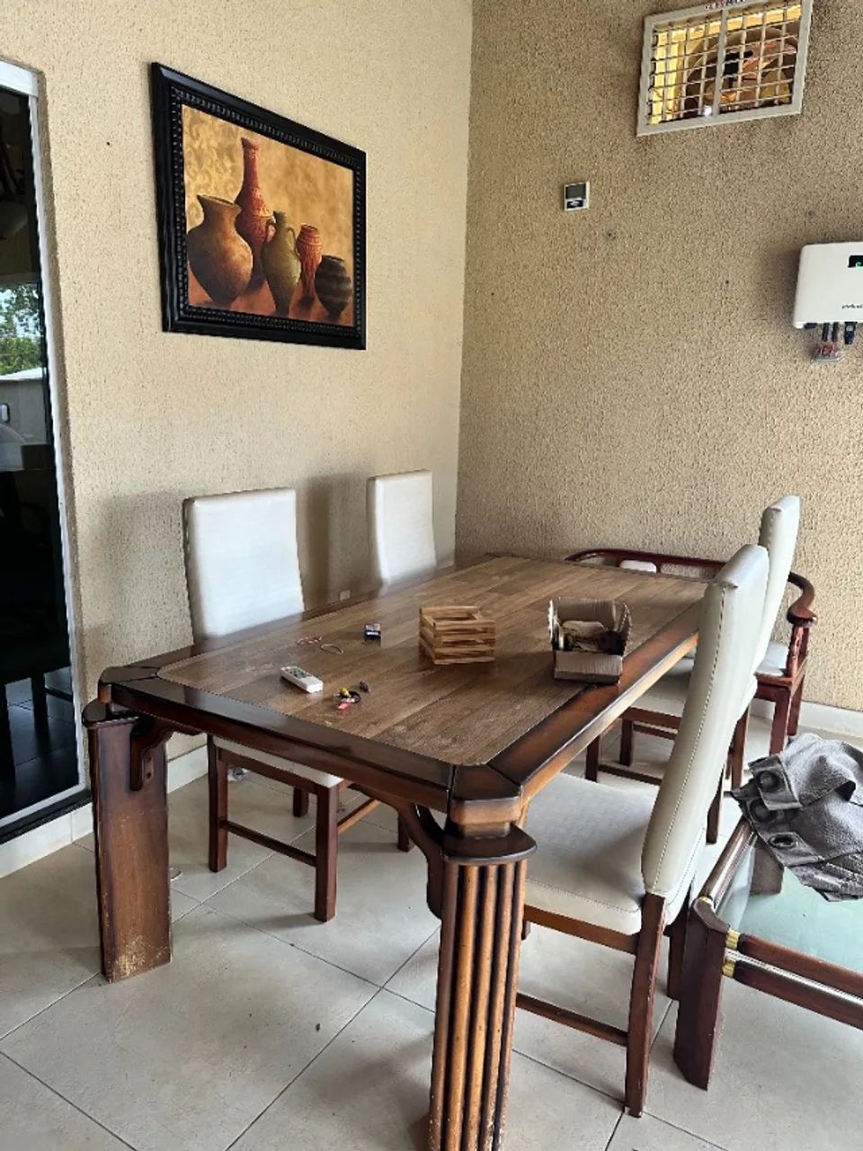 Mesa de Jantar com 4 cadeiras JL Móveis