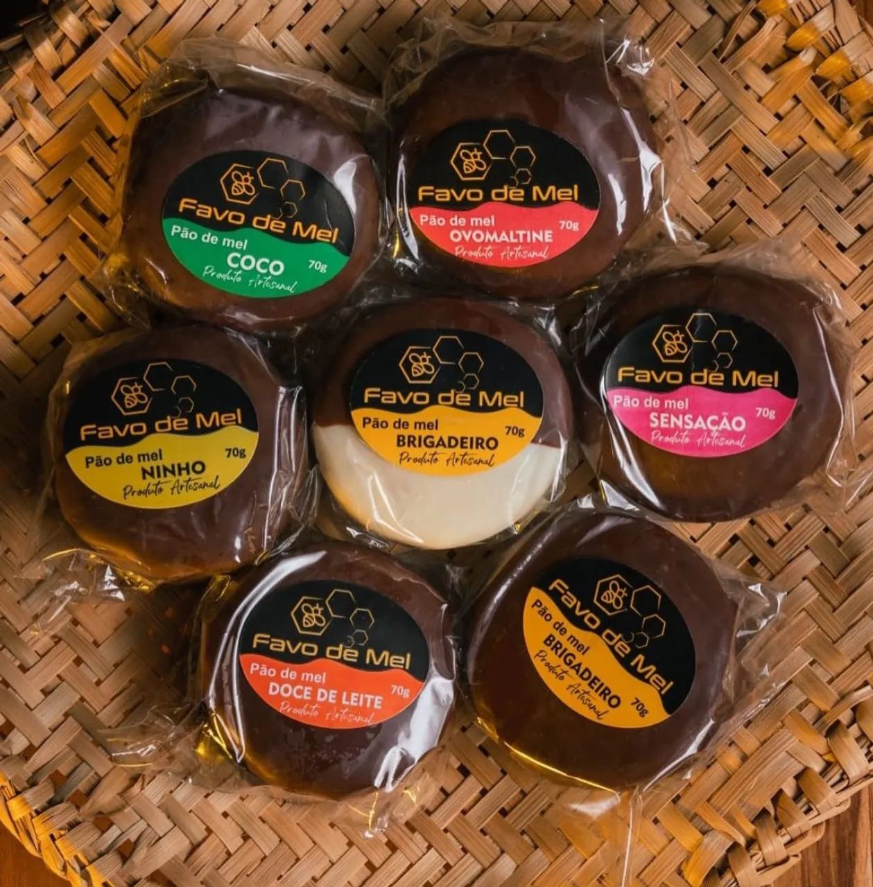 Pacotes de pães de mel e trufas industriais para comércios e para eventos - Foto 2
