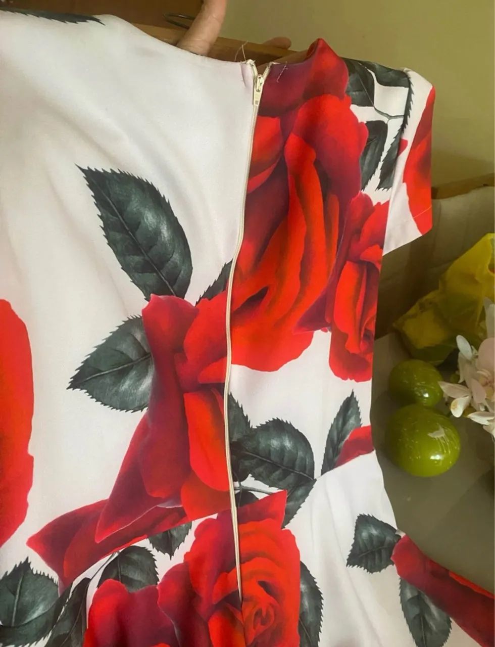 Vestido alfaiataria estampado - Foto 4