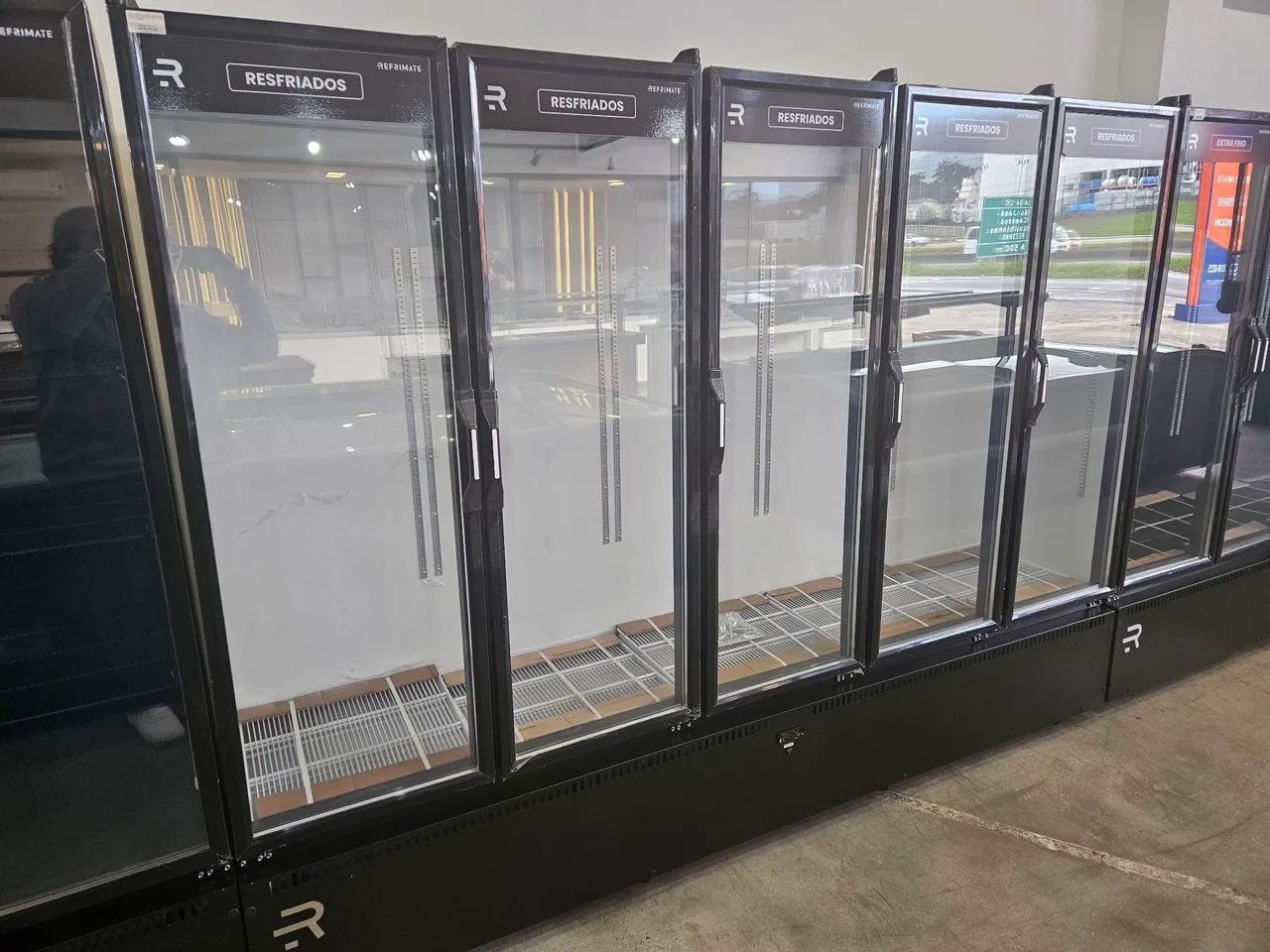 refrigerador auto serviço 5 portas para frios e bebidas 