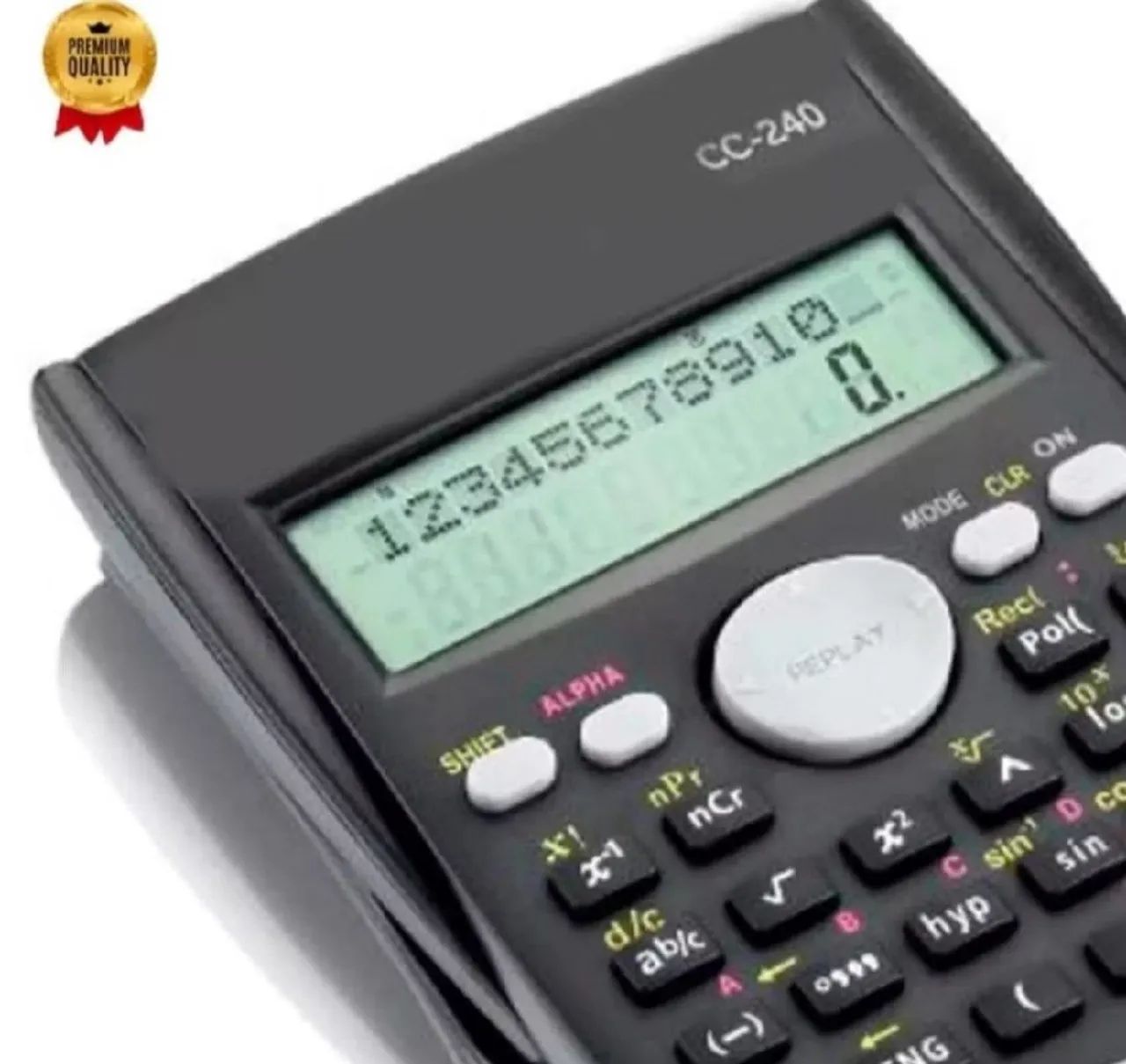 Calculadora Científica 12 Dígitos Com Capa + pilhas - Foto 3