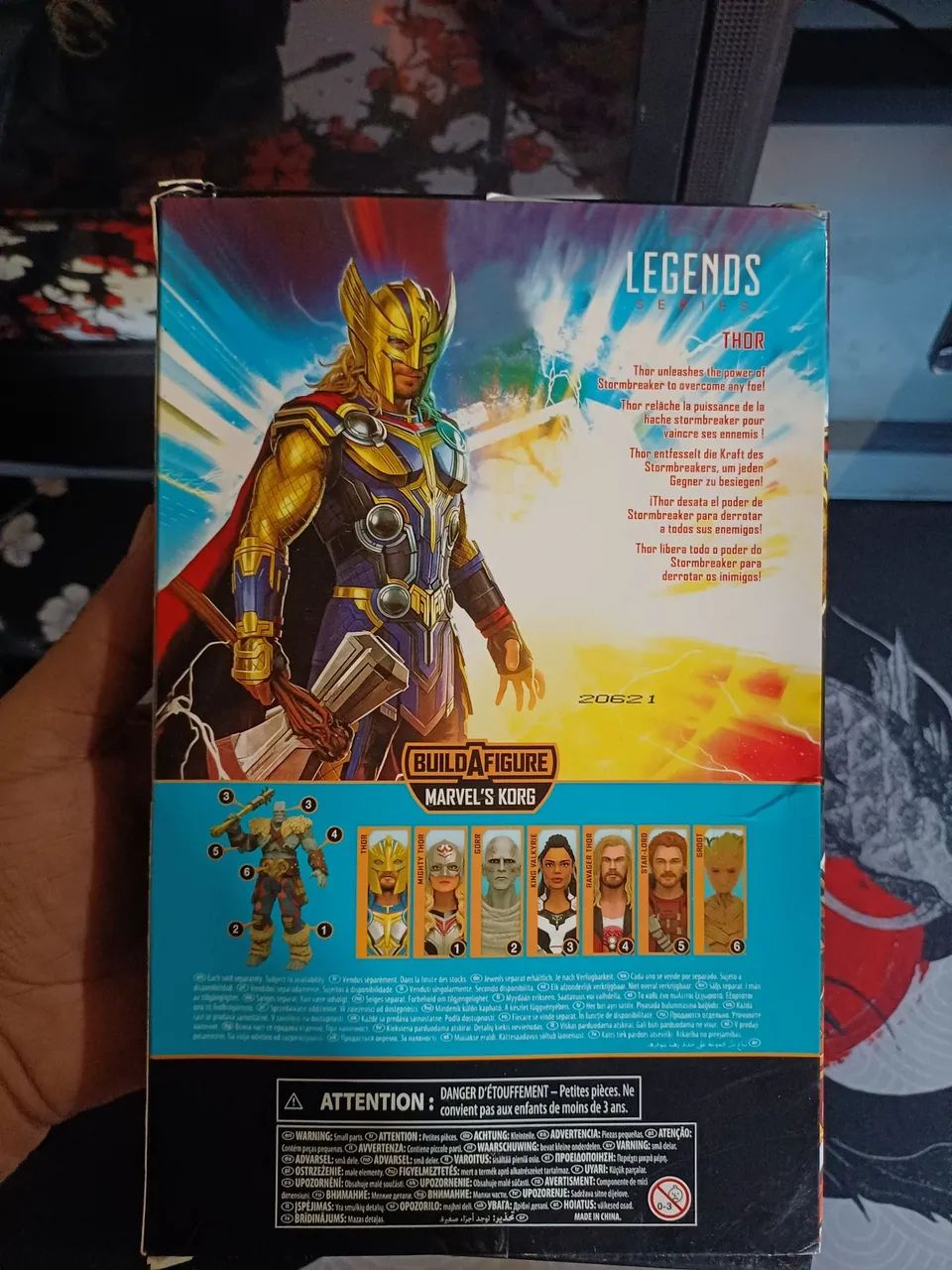 Marvel legends thor love and thunder novo - Foto 2