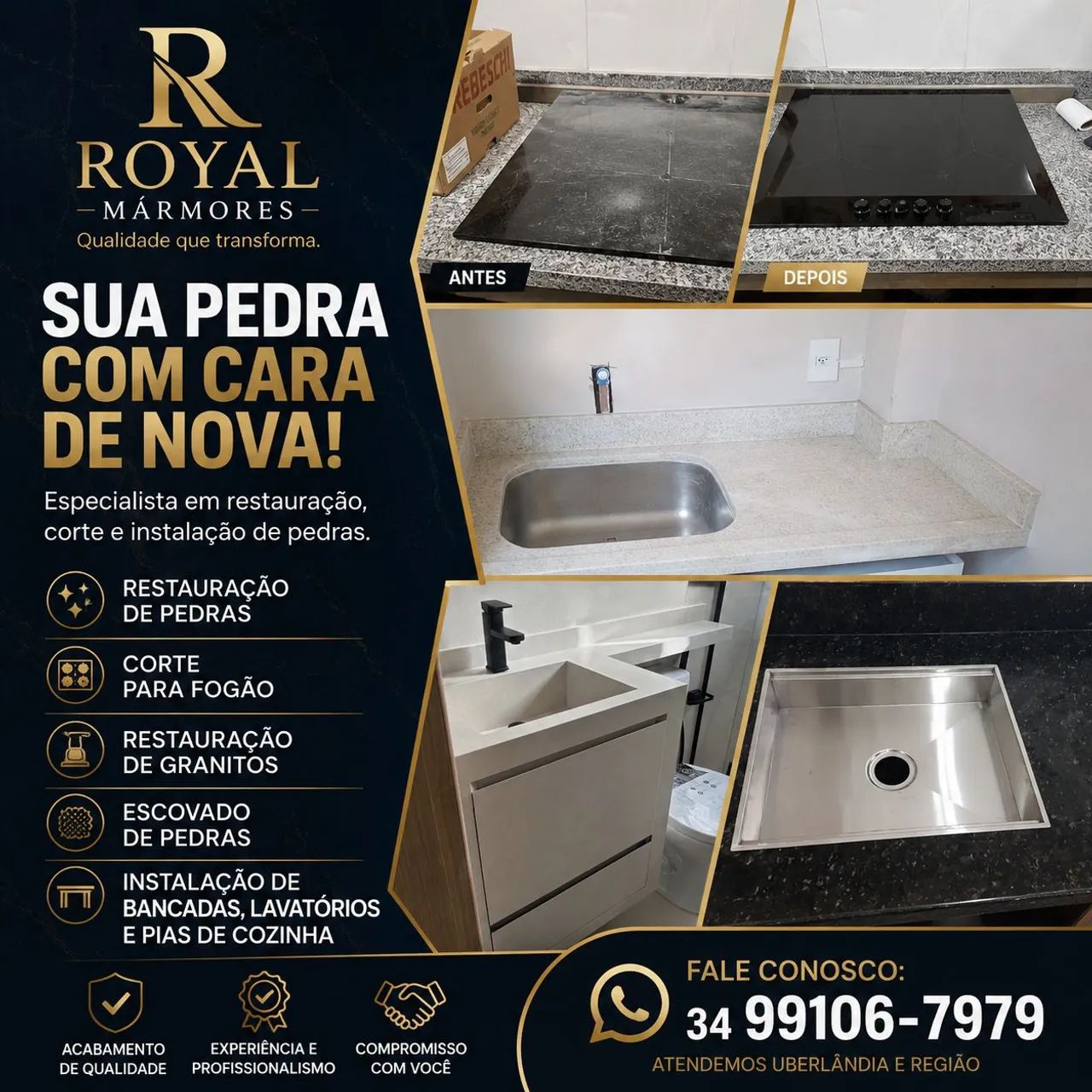Serviços de marmoraria 