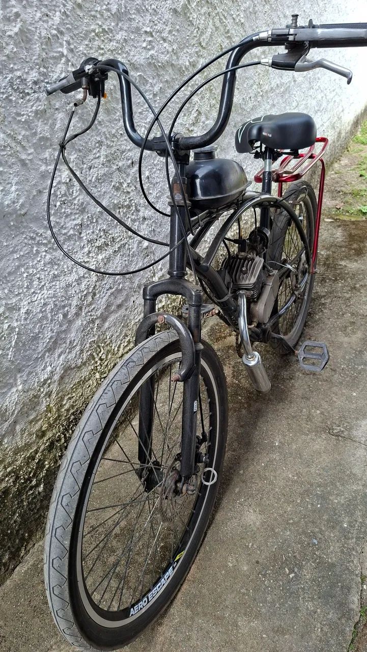 BICICLETA MOTORIZADA 80CC - R$ 1.200 - Foto 4