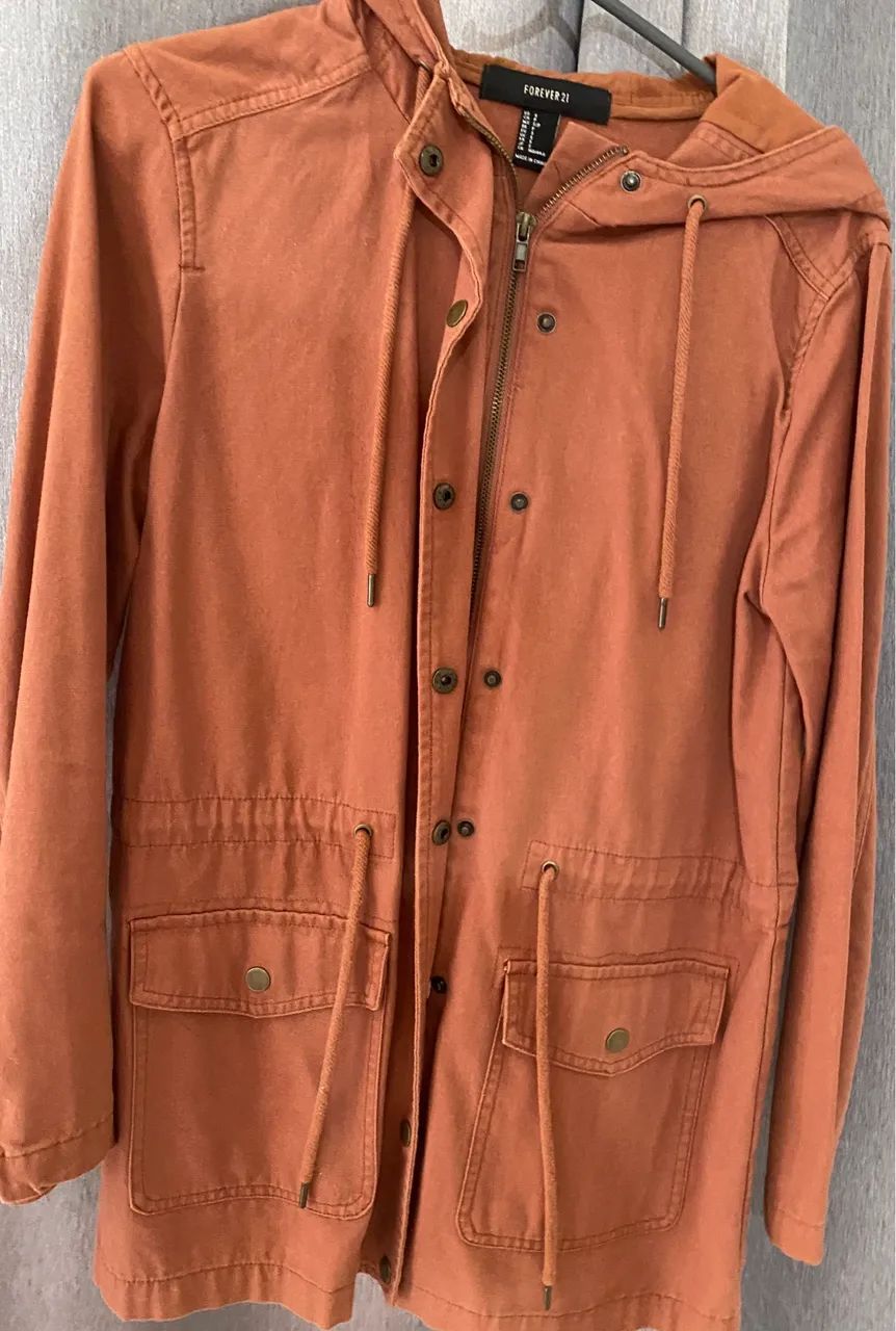 Casaco parka feminino marrom  - Foto 2