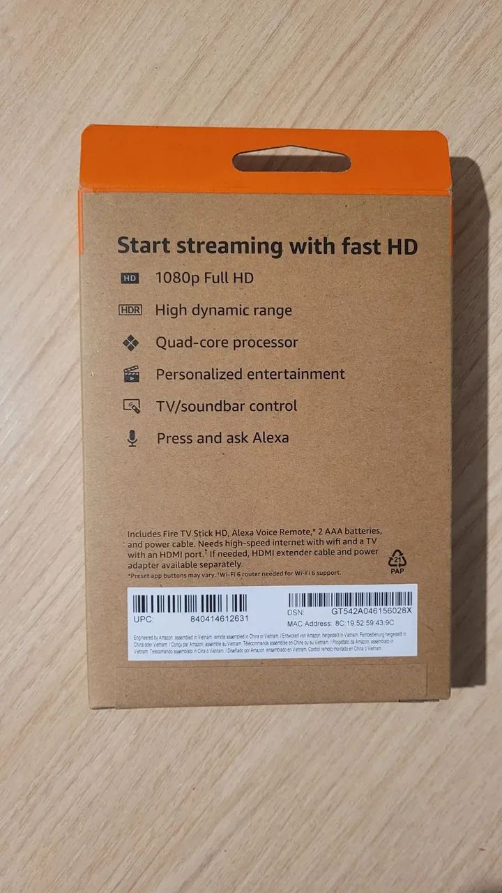 Amazon Fire Stick HD Caixa Lacrada - Foto 2