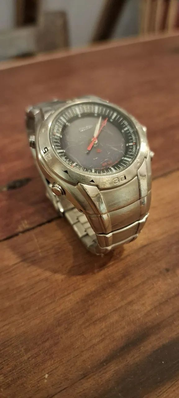 Relógio Citizen C820 Double Face - Foto 3