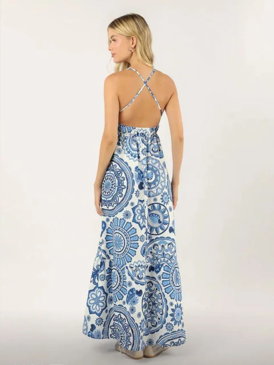 Vestido longo mandala - Foto 2