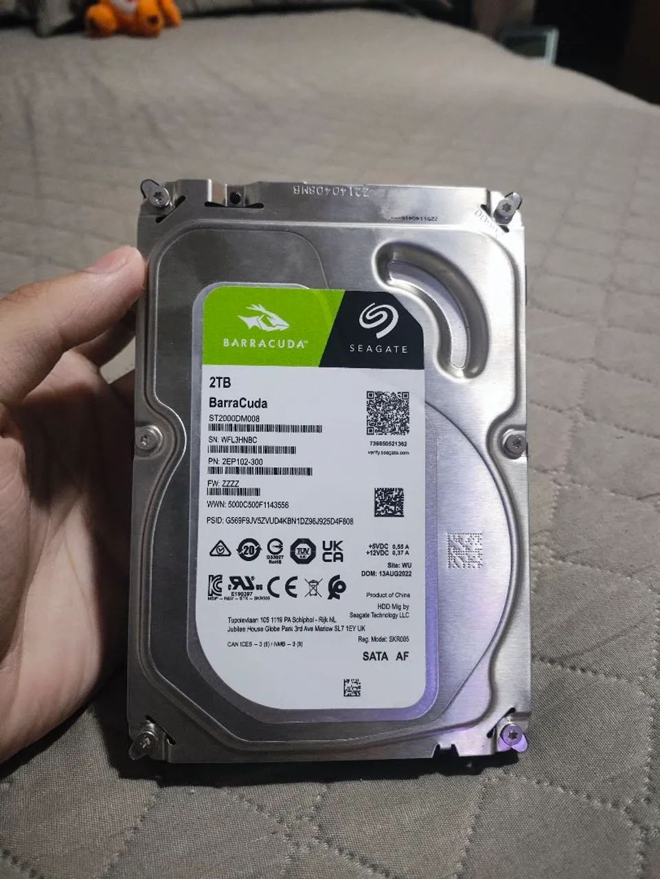 すぐフォトナ!8500/i7-3770/SSD+HDD/win11/Office HD Seagate BarraCuda 2TB - Armazenamento - Salto do Norte