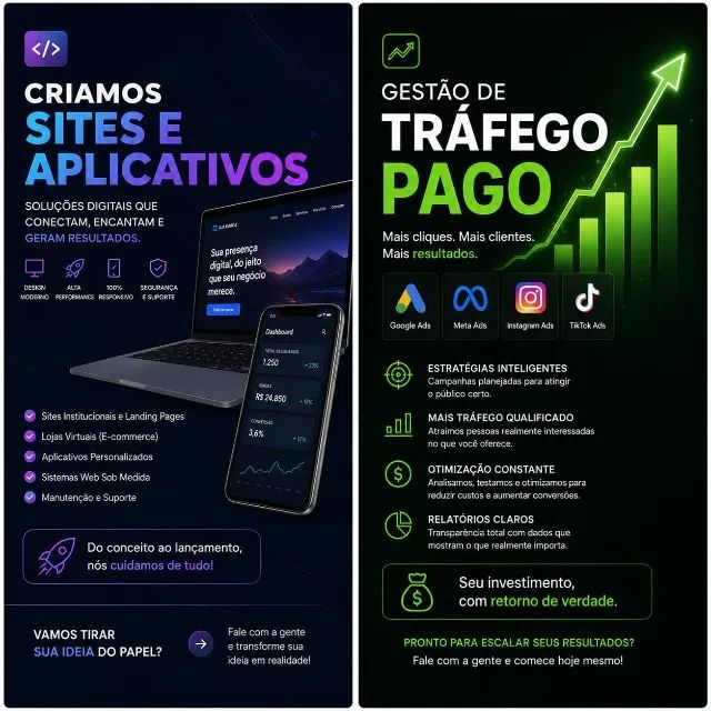 Gestão de sites e redes sociais 