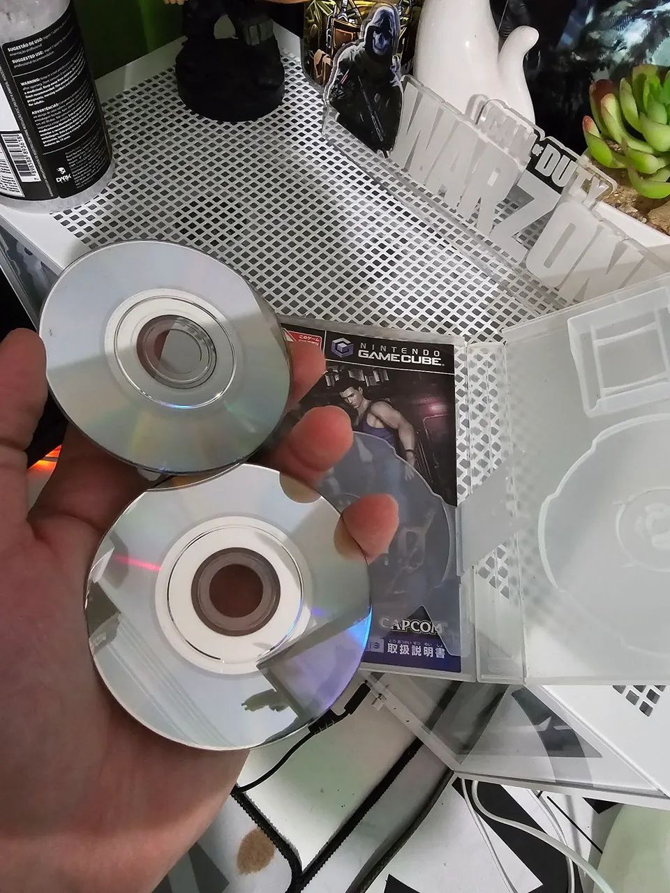 Resident evil 1 e Resident evil Zero Japonês Gamecube - Foto 4