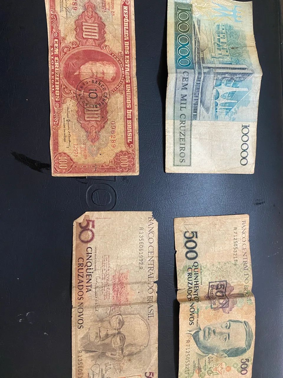 Coleção de notas e moedas antigas  - Foto 2