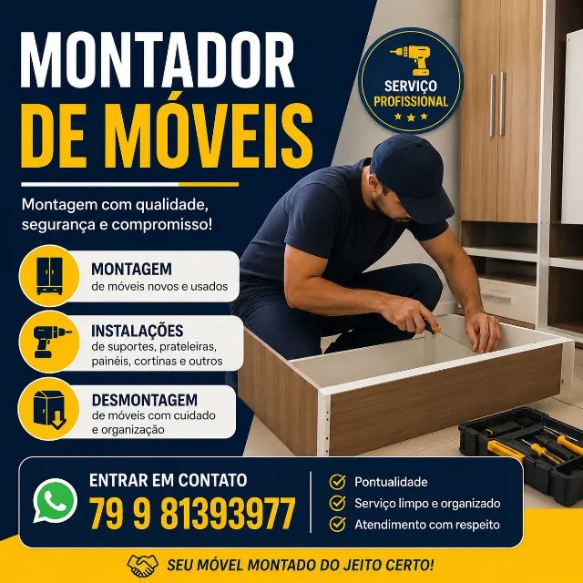 Montador de móveis - Aracaju 