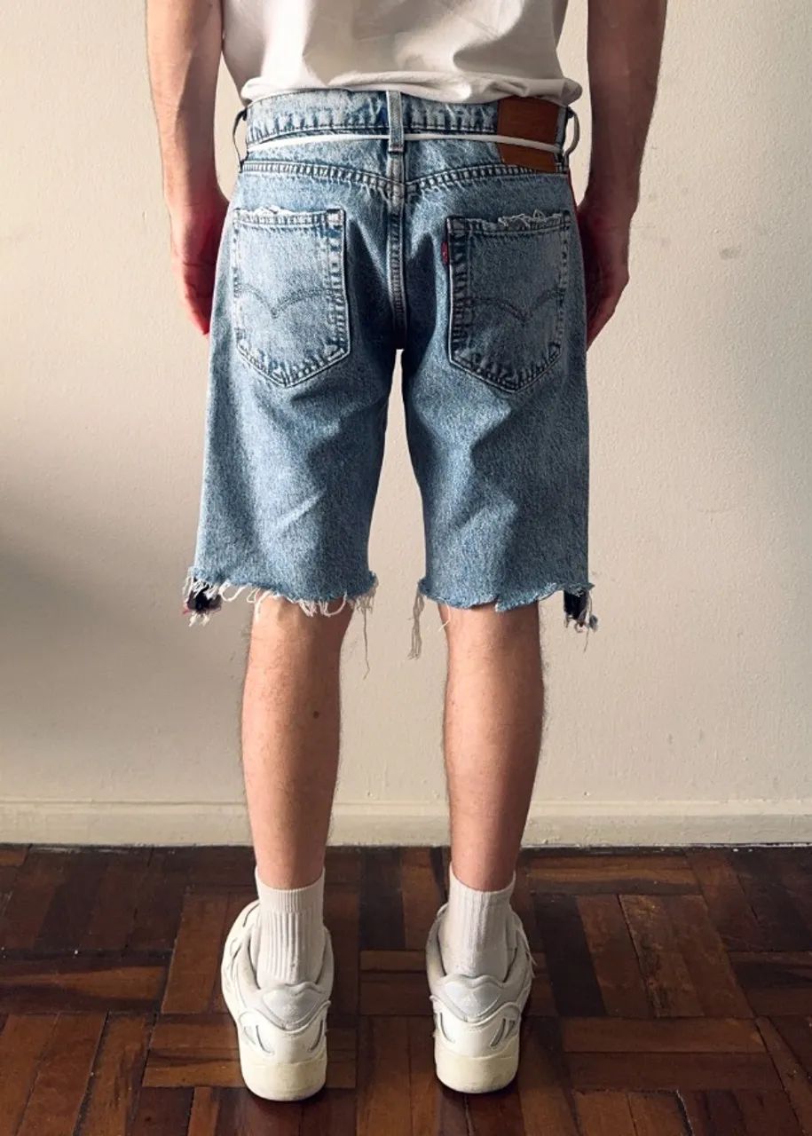 Bermuda Levi's Premium Customizada Original Tam. 40 - Foto 2