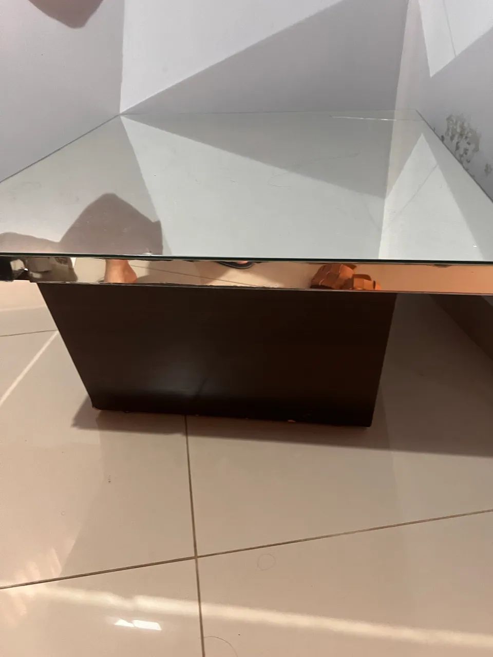 Mesinha de centro de vidro - Foto 5