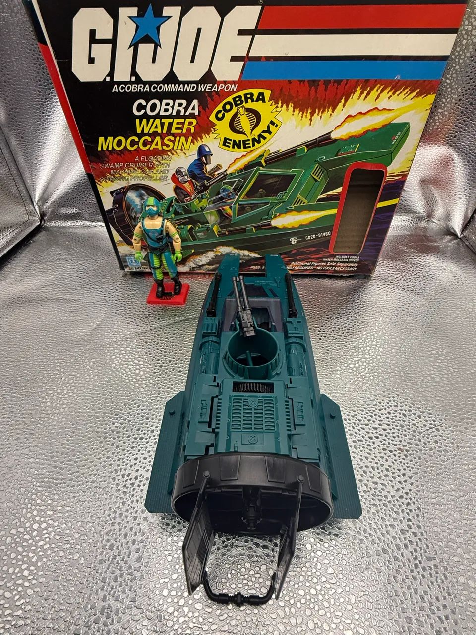 Gi Joe Cobra Water Moccasin e piloto Copperhead v1 - 1984