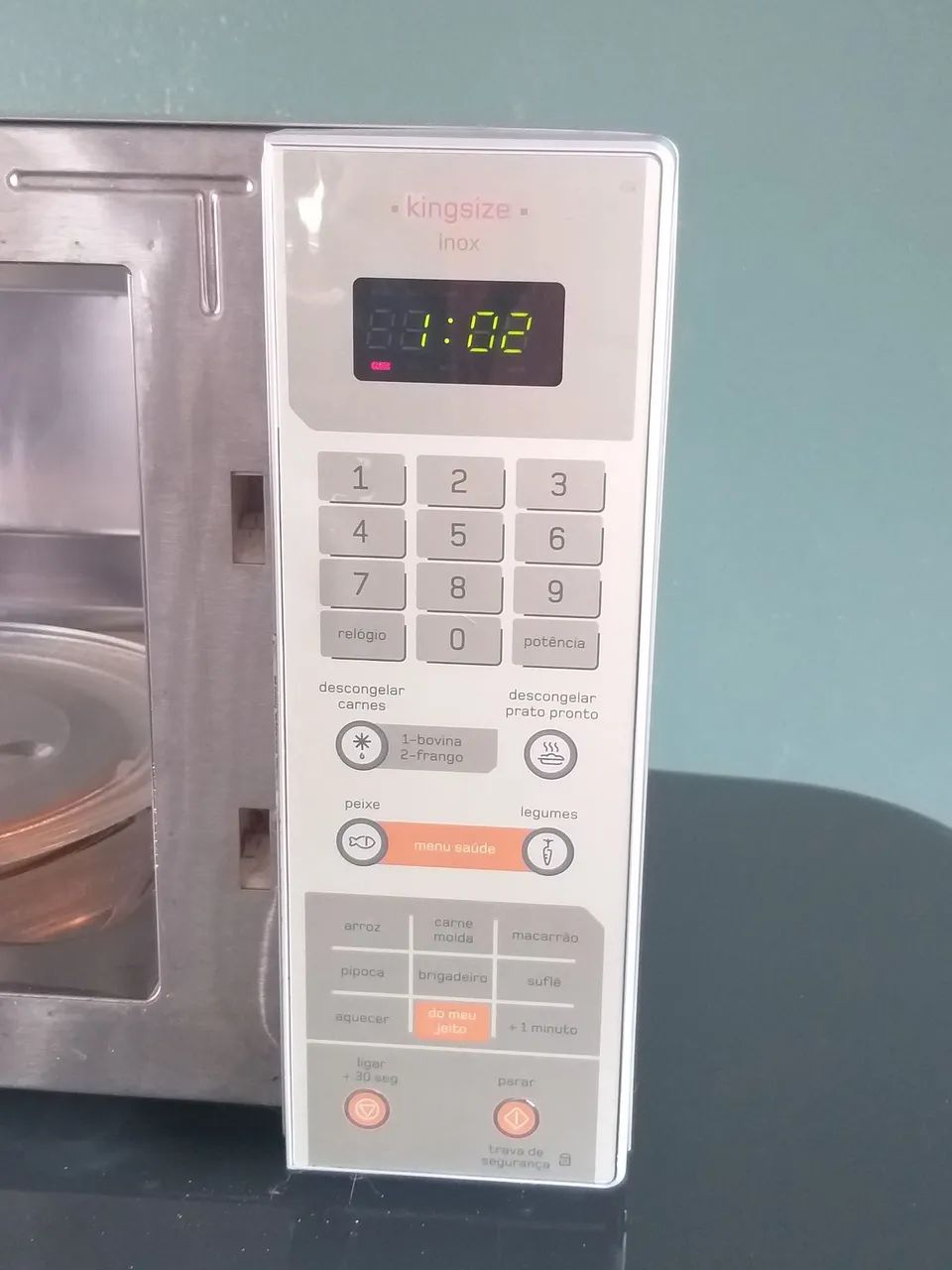 Microondas Brastemp 34 litros inox  - Foto 5