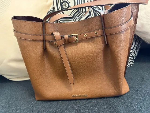 Bolsa original Michael Kors - Marrom - Usada - Foto 2