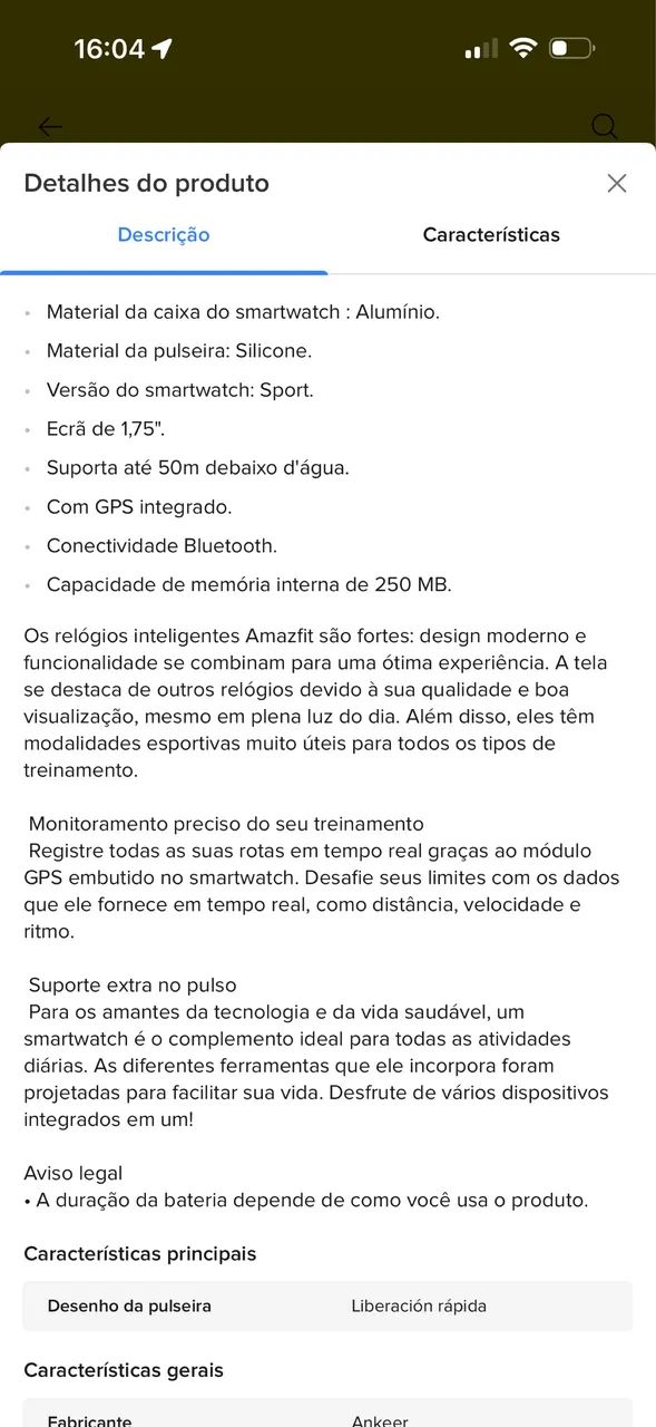 SmartWatch Amazfit - Foto 5
