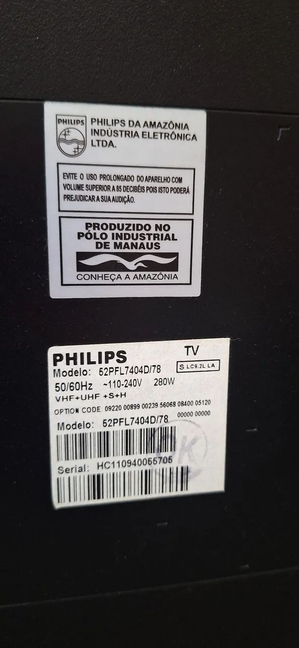 TV Philips 52 polegadas funcionando - Foto 3