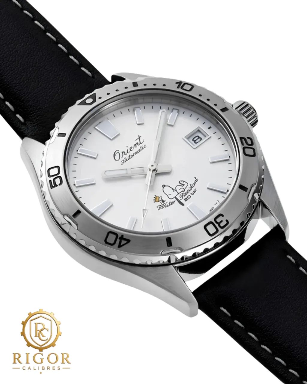 Relógio Orient Mako 40mm Snoopy 75th Anniversary Edição Limitada Kit 2 Pulseiras - Foto 2