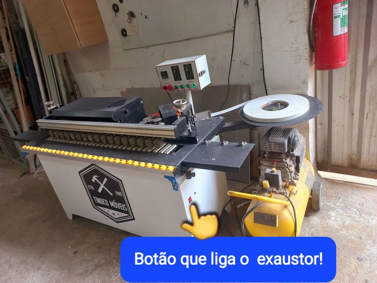 Coladeira e refiladeira de borda 4 grupos  - Foto 5