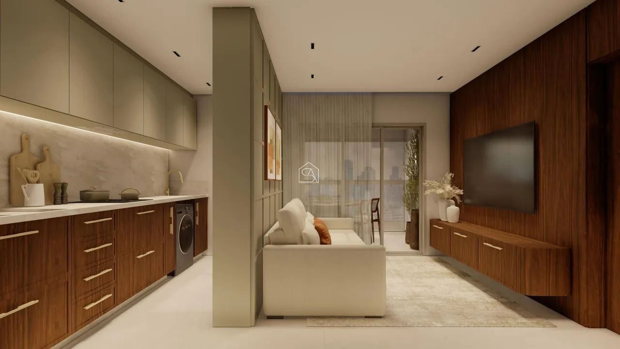 Apartamento 2 quartos, 1 suíte em Barreiros - Foto 2