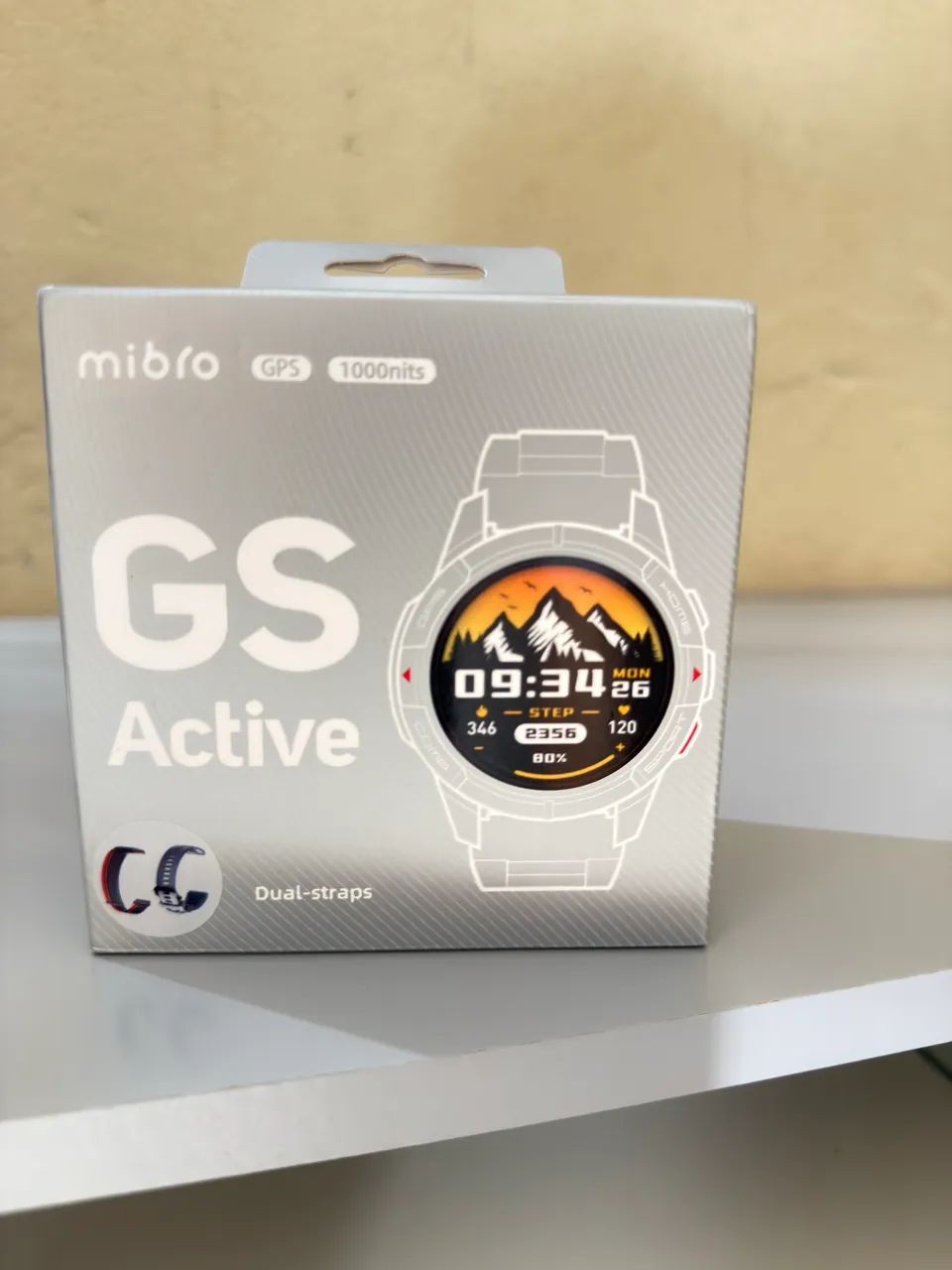 Smartwatch Mibro GS Active GPS - 1000 Nits + 2 Pulseiras