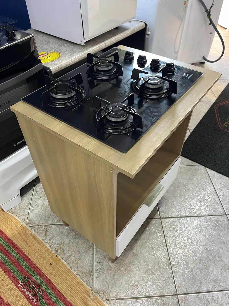 Cooktop Electrolux 4 bocas com balcão  - Foto 5