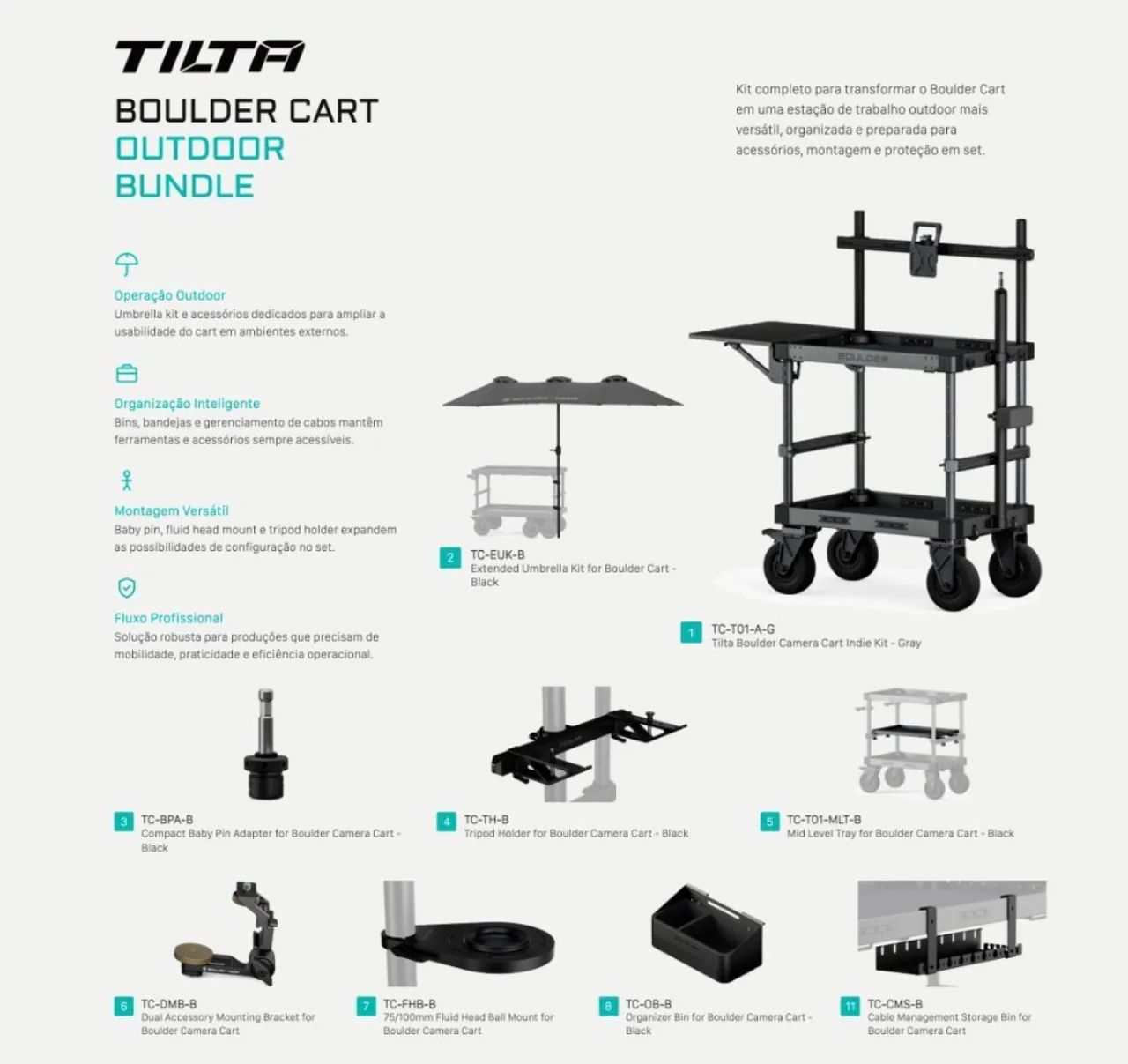 Tilta Boulder Cart Outdoor Bundle
