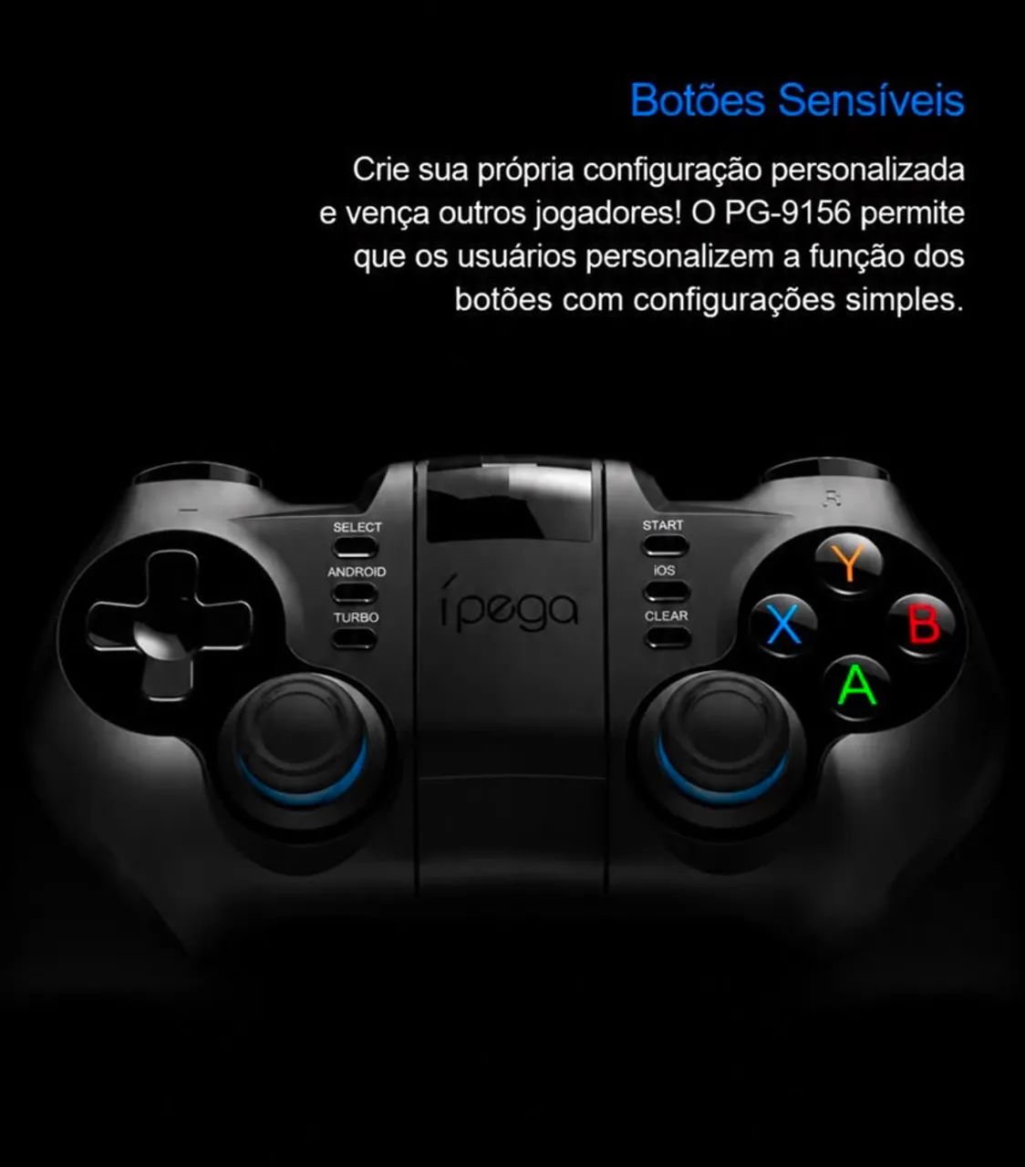 Controle iPega PG-9156 Bluetooth, Android, iOS, PC, Smart TV - Foto 2