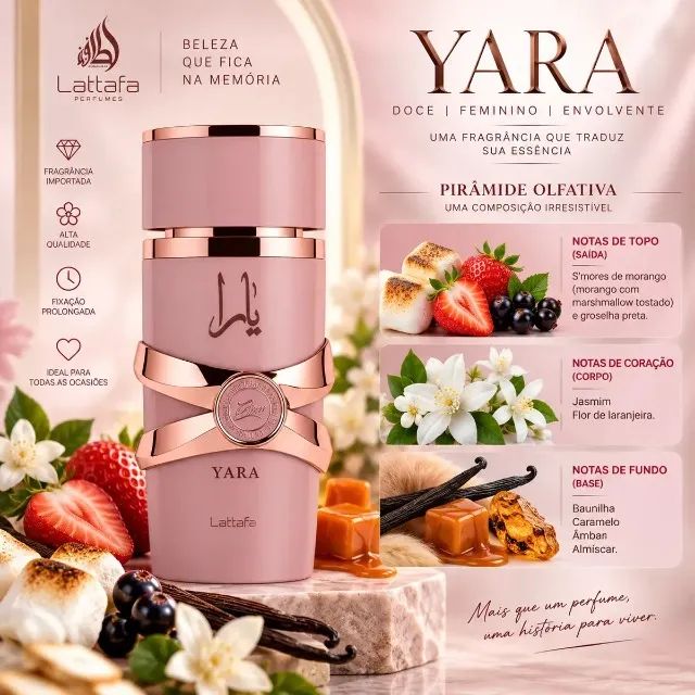Yara Elixir Lattafa Fem 100ml EDP - Original - Foto 3